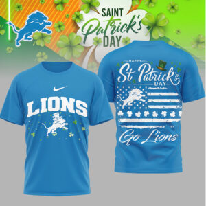 Detroit Lions St. Patrick’s Day Go Lions Shamrock T Shirt Detroit Lions St. Patrick’s Day Go Lions Shamrock T Shirt