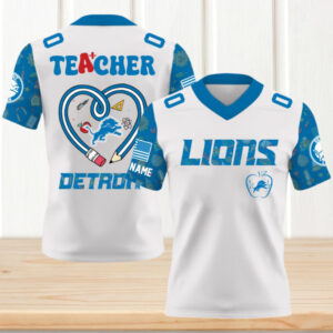 Detroit Lions x Teacher Football Gameday Jersey