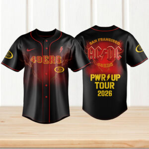 Faithful Turned All The Way Up ACDC x 49ers Fan Jersey Faithful Turned All The Way Up ACDC x 49ers Fan Jersey