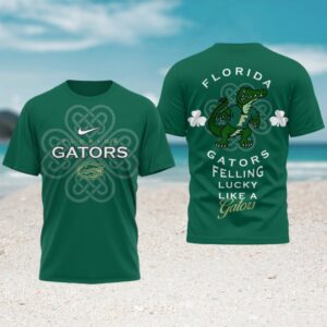 Florida Gators St. Patrick’s Day Lucky Like A Gator Green tshirt Florida Gators St. Patrick’s Day Lucky Like A Gator Green tshirt