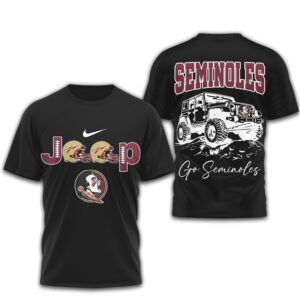 Florida State Seminoles Jeep Off Road Gameday Fan Spirit Apparel Shirt Florida State Seminoles Jeep Off Road Gameday Fan Spirit Apparel Shirt