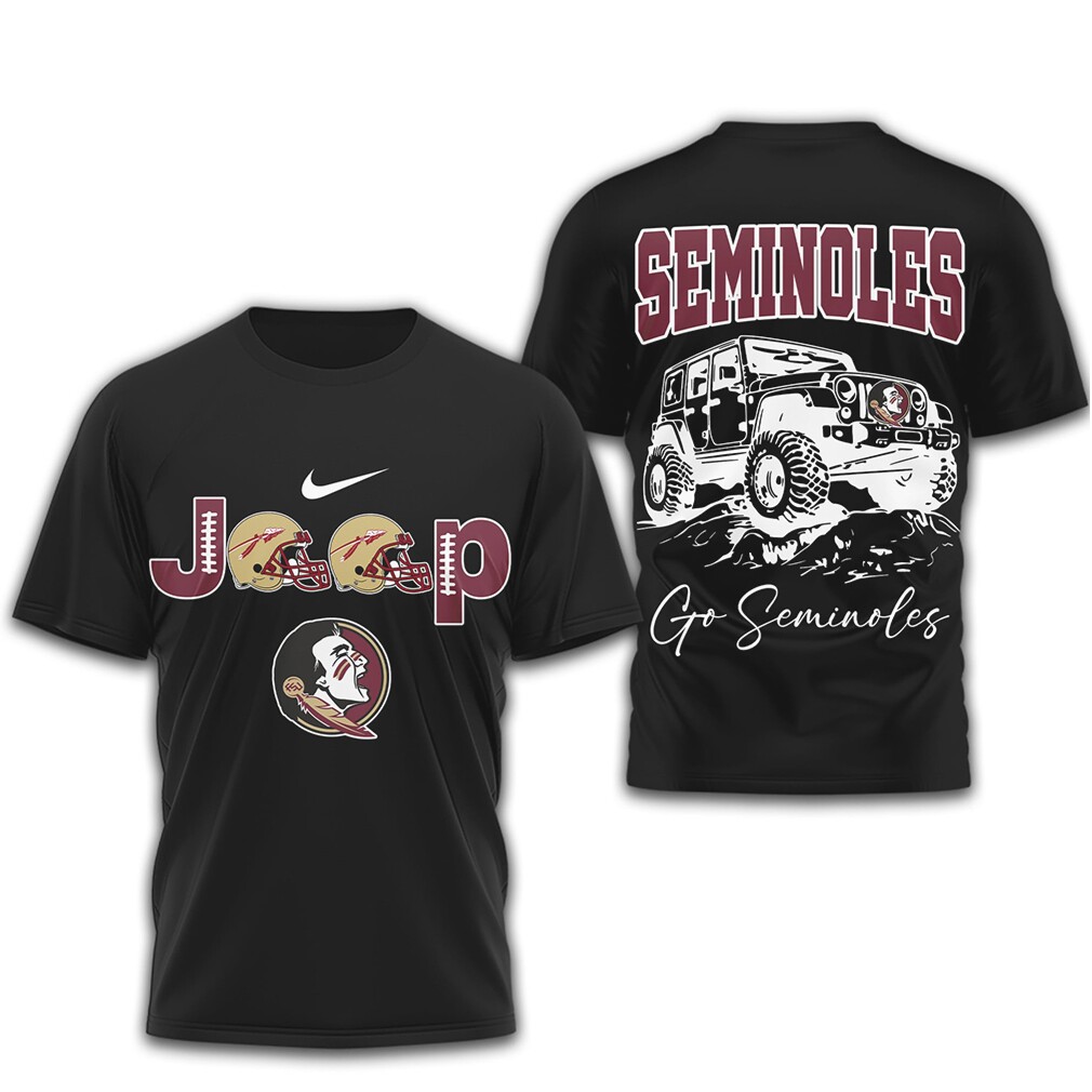 Florida State Seminoles Jeep Off Road Gameday Fan Spirit Apparel Shirt Florida State Seminoles Jeep Off Road Gameday Fan Spirit Apparel Shirt