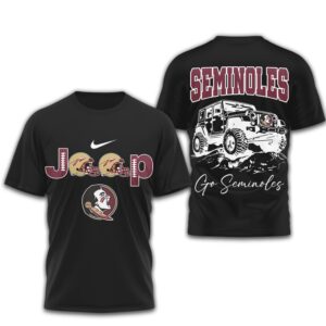 Florida State Seminoles Jeep Off Road Vintage Retro Game Day T Shirt