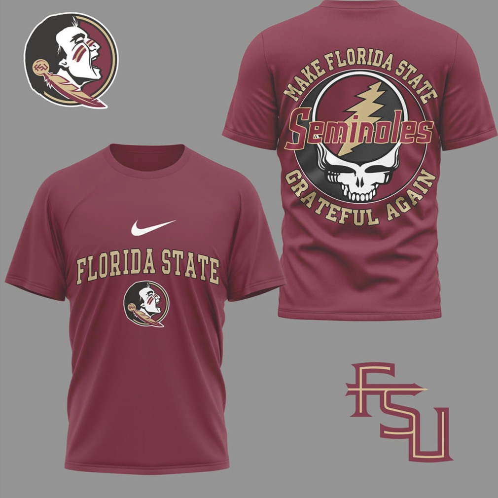 Florida State Seminoles Official Grateful Game Day 3D Shirt Florida State Seminoles Official Grateful Game Day 3D Shirt