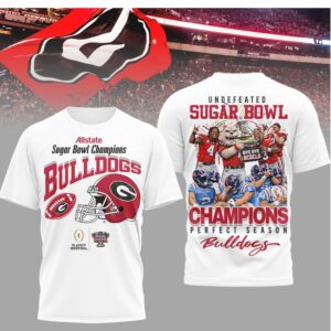 Georgia Bulldogs Undefeated Sugar Bowl Champions Perfect Season Football Fan Shirt Georgia Bulldogs Undefeated Sugar Bowl Champions Perfect Season Football Fan Shirt