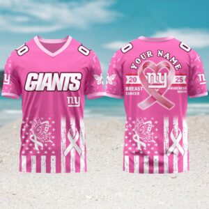 Giants x Breast Cancer Awareness Month NFL Gameday Jersey Giants x Breast Cancer Awareness Month NFL Gameday Jersey