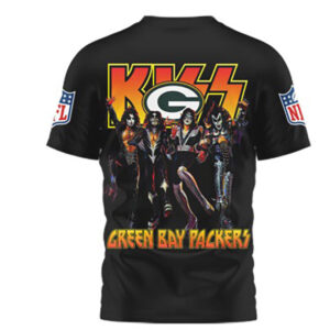 Green Bay Packers Game Day 2026 Official NFL Kiss Band 3D Shirt Green Bay Packers Game Day 2026 Official NFL Kiss Band 3D Shirt