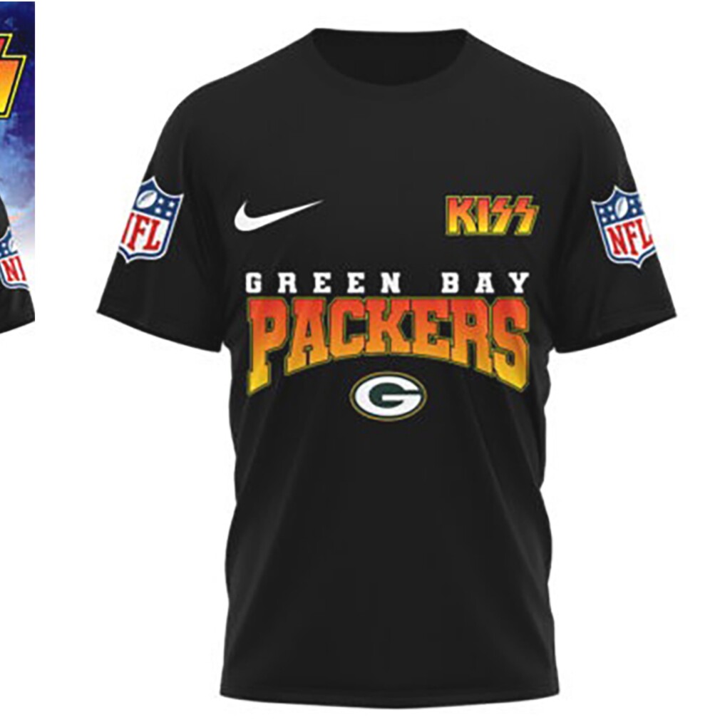 Green Bay Packers Game Day 2026 Official NFL Kiss Band 3D Shirt Green Bay Packers Game Day 2026 Official NFL Kiss Band 3D Shirt
