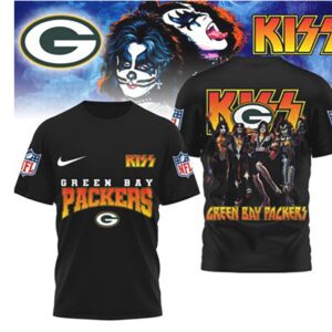 Green Bay Packers Game Day 2026 Official NFL Kiss Band 3D Shirt