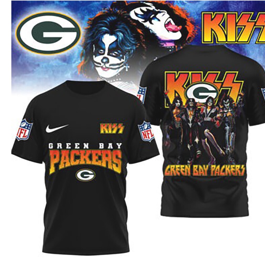 Green Bay Packers Game Day 2026 Official NFL Kiss Band 3D Shirt Green Bay Packers Game Day 2026 Official NFL Kiss Band 3D Shirt