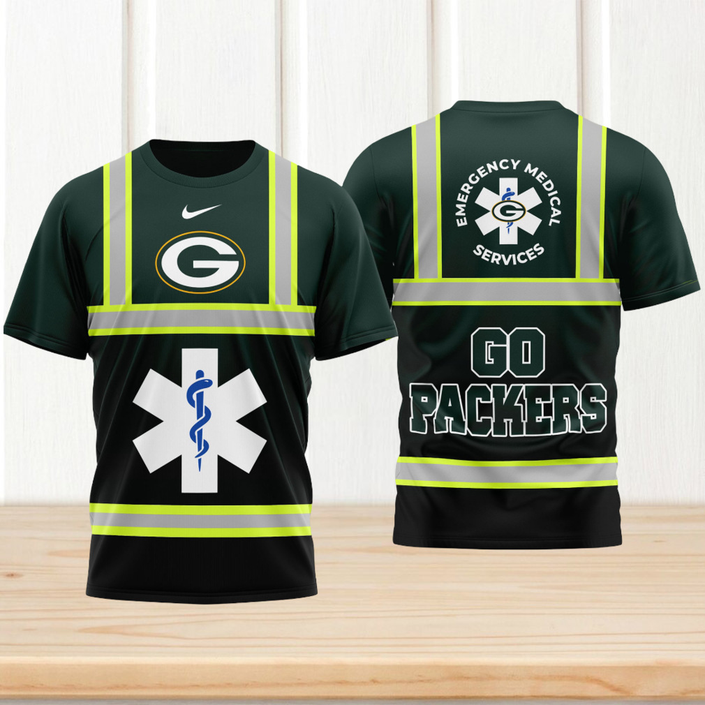 Green Bay Packers Gameday Playoffs 2026 NFL National EMT & Paramedic Day 3D Shirt Green Bay Packers Gameday Playoffs 2026 NFL National EMT & Paramedic Day 3D Shirt