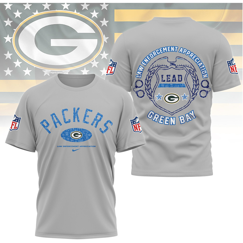 Green Bay Packers Law Enforcement Appreciation T Shirt Green Bay Packers Law Enforcement Appreciation T Shirt