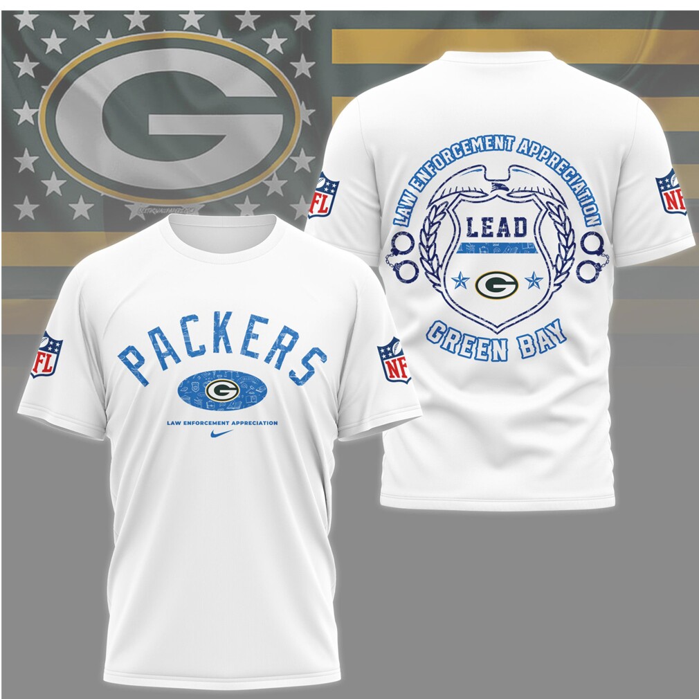 Green Bay Packers Law Enforcement Appreciation T Shirt Green Bay Packers Law Enforcement Appreciation T Shirt