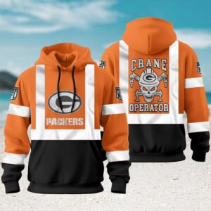 Green Bay Packers NFL Crane Operator Hoodie