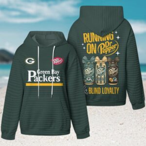 Green Bay Packers NFL Dr.Pepper Waffle Hoodie