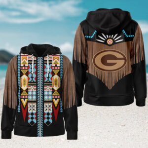 Green Bay Packers NFL Native American Pattern Hoodie