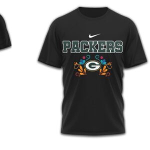 Green Bay Packers Official NFL Day of the Dead 3D Shirt