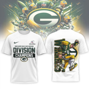 Green Bay Packers Official NFL Wild Card Weekend 3D Shirt