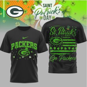 Green Bay Packers St. Patrick's Day Shamrock T Shirt