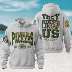Green Bay Packers They Not Like Us NFL Hoodie