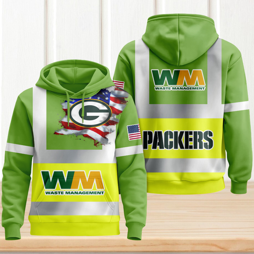 Green Bay Packers x Waste Management Fan NFL Hoodie Green Bay Packers x Waste Management Fan NFL Hoodie