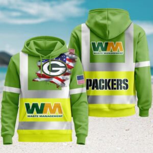 Green Bay Packers x Waste Management Fan NFL Hoodie