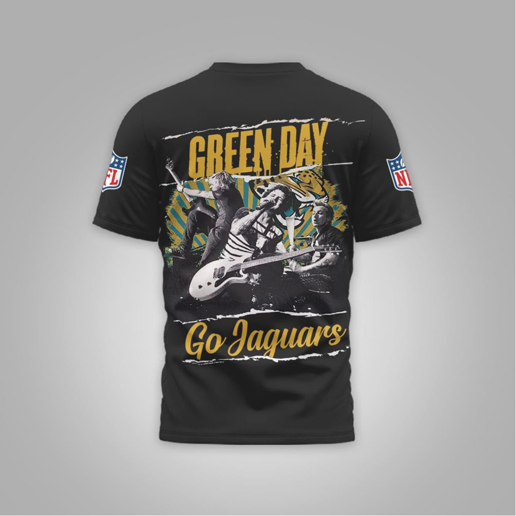 Green Day Jacksonville Jaguars Rock Band Mashup Nike Performance Football Fan T Shirt Green Day Jacksonville Jaguars Rock Band Mashup Nike Performance Football Fan T Shirt