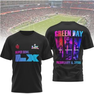 Green Day Super Bowl LX 2026 Concert T Shirt