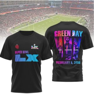 Green Day Super Bowl LX 2026 Concert T Shirt