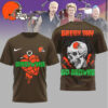 Green Day x Cleveland Browns Green Day Meets Football T Shirt Green Day x Cleveland Browns Green Day Meets Football T Shirt