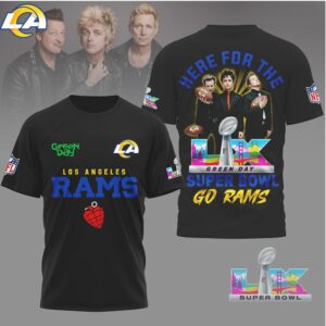 Green Day x LA Rams Super Bowl LX Go Rams Mashup T Shirt