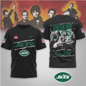 Green Day x New York Jets Go Jets Band T Shirt