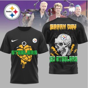 Green Day x Pittsburgh ST Shirtlers Skull Punk T Shirt