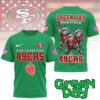 Green Day x San Francisco 49ers Go 49ers Skull Punk T Shirt Green Day x San Francisco 49ers Go 49ers Skull Punk T Shirt