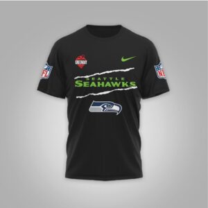 Green Day x Seattle Seahawks Go Seahawks Band T Shirt