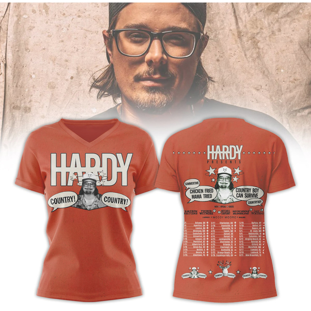 Hardy Presents Country Boy Can Survive 2026 Tour Vintage Orange Graphic Country Music T Shirt Hardy Presents Country Boy Can Survive 2026 Tour Vintage Orange Graphic Country Music T Shirt