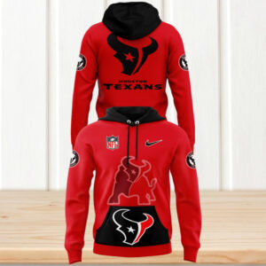 Houston Texans Battle Red Game Day NFL Football Hoodie