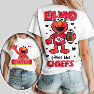 Houston Texans Football Official NFL Elmo Fan 3D Shirt Houston Texans Football Official NFL Elmo Fan 3D Shirt