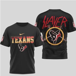 Houston Texans Game Day 2026 Official NFL Slayer 3D Shirt