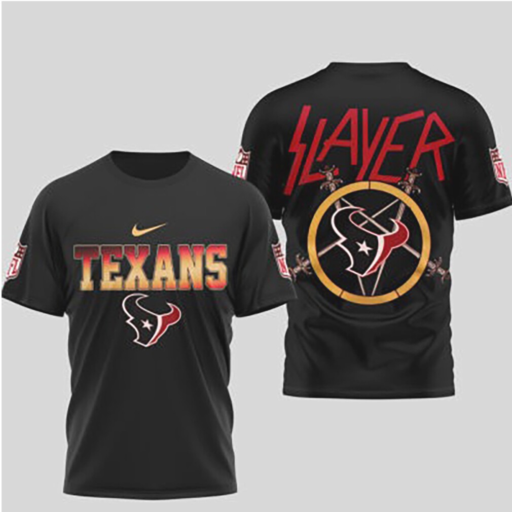 Houston Texans Game Day 2026 Official NFL Slayer 3D Shirt Houston Texans Game Day 2026 Official NFL Slayer 3D Shirt