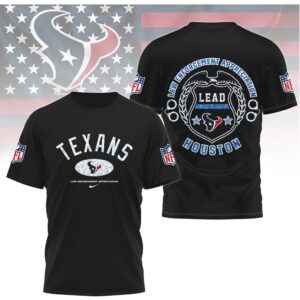 Houston Texans Law Enforcement Appreciation LEAD T Shirt