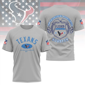 Houston Texans Official Law Appreciation Month 3D Shirt Houston Texans Official Law Appreciation Month 3D Shirt