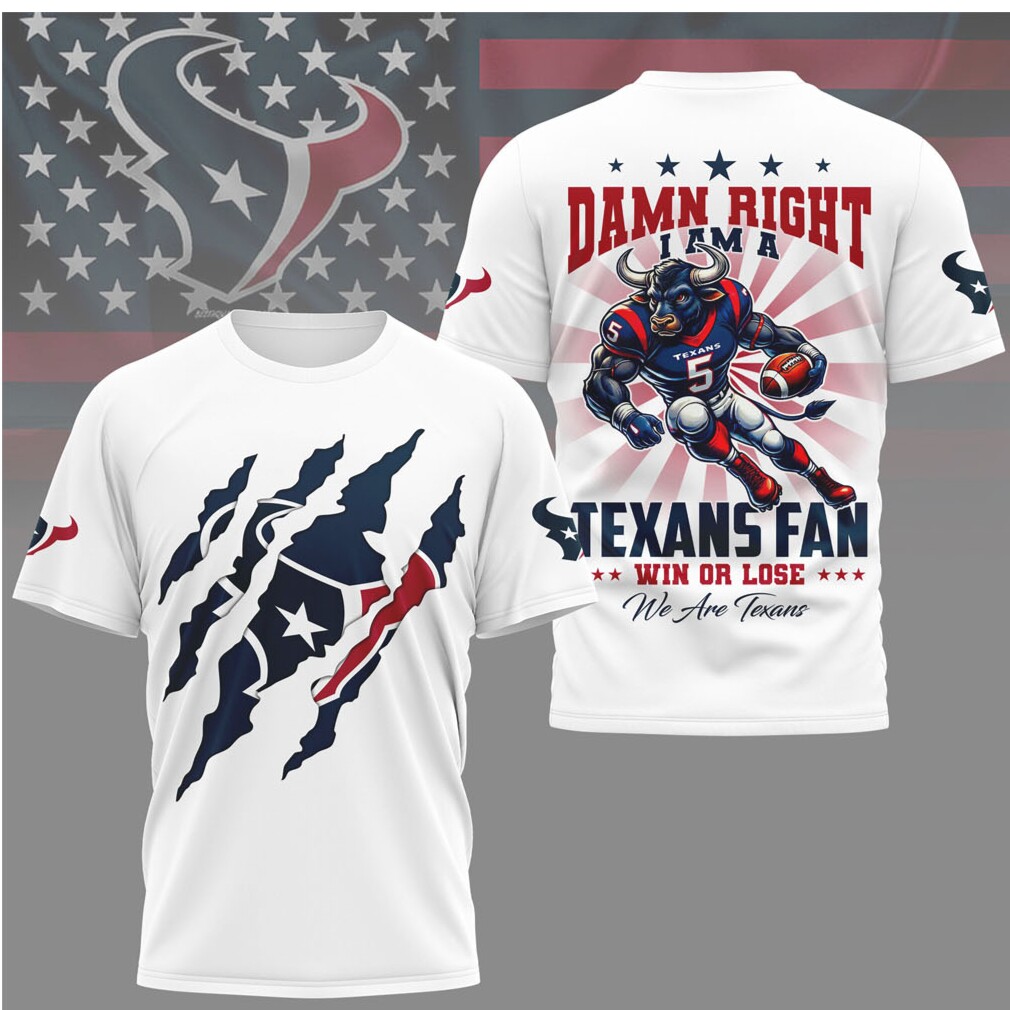 Houston Texans Official NFL We Are Texans 3D Shirt Houston Texans Official NFL We Are Texans 3D Shirt