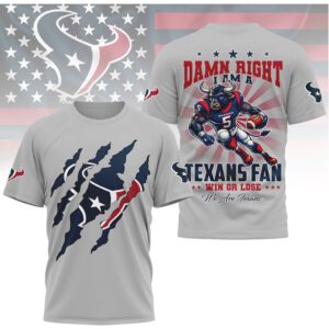 Houston Texans Official NFL We Are Texans 3D Shirt