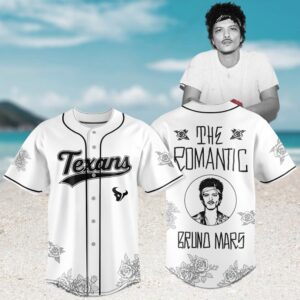 Houston Texans x Bruno Mars The Romantic Tour Jersey