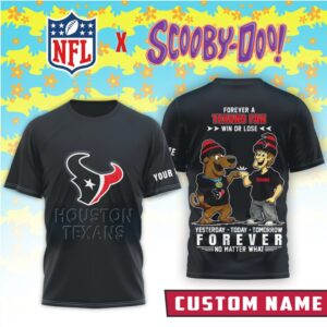 Houston Texans x Scooby Doo Official 3D Shirt Houston Texans x Scooby Doo Official 3D Shirt