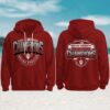 Indiana Hoosiers 2026 peach bowl champs time to shine white hoodie v2 Indiana Hoosiers 2026 peach bowl champs time to shine white hoodie v2