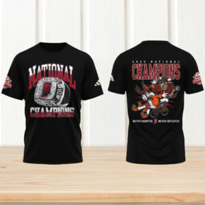 Indiana Hoosiers 2025 national champions ring black tshirt