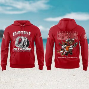 Indiana Hoosiers 2025 national champions ring graphic red hoodie Indiana Hoosiers 2025 national champions ring graphic red hoodie