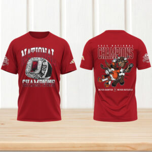 Indiana Hoosiers 2025 national champions ring red tshirt